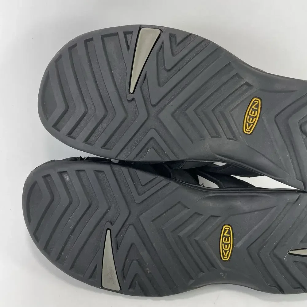 KEEN Daytona Slide Fisherman Sandals Mens Size 10 Black Slip On Outdoor